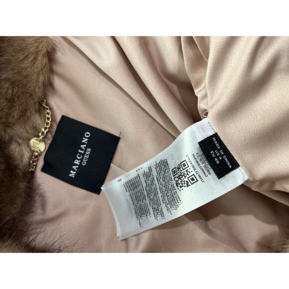 Marciano Guess Gwenda Faux Fur Jacket in Brown - Picture 4 of 4